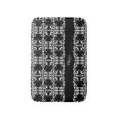 Tapis De Bain Damask appelée noire et blanche (Devant (Vertical))