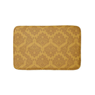 Tapis De Bain Damassé d'or de luxe
