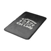 Tapis De Bain Dame de chat effrayante Halloween_1 (Angle)