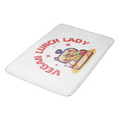 TAPIS DE BAIN DAME DU DÉJEUNER VÉGAN (Angle)