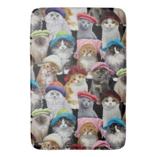 Tapis de bain d'amoureux de les chats