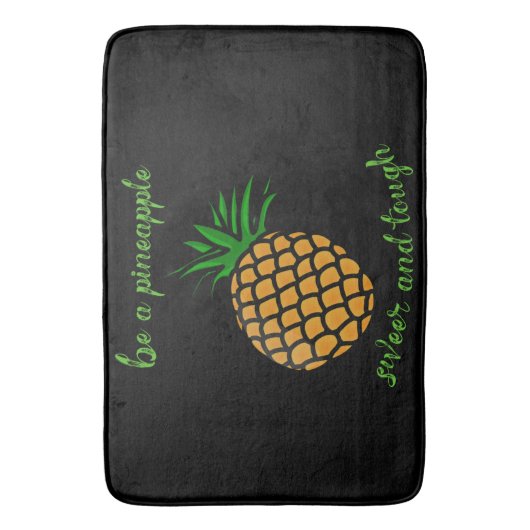 Tapis de bain d'ananas (devant Vertical)