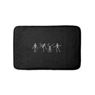 Tapis De Bain Dancing Skeleton Halloween