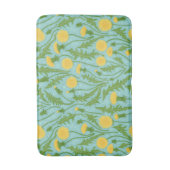 Tapis De Bain Dandelions, vert, jaune et bleu (Devant (Vertical))