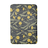 Tapis De Bain Dandelions, vert, jaune et noir (Devant (Vertical))