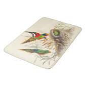 Tapis de bain d'animaux de faune d'oiseaux de (Angle)