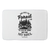 Tapis De Bain Dans la forêt je vais (Devant)