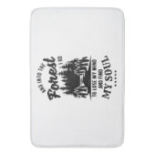 Tapis De Bain Dans la forêt je vais (devant Vertical)