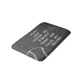 Tapis De Bain Dans le premier baseball motivationnel (Angle)