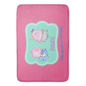 Tapis De Bain Danse comme personne ne regarde de joyeux cochons  (devant Vertical)