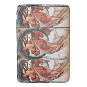 Tapis De Bain Danse d'Alfons Mucha 1898 (devant Vertical)