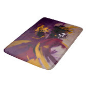 Tapis De Bain Danse de l'esprit – Figure abstraite expressive (Angle)