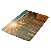 Tapis De Bain Danse des cactus art Abstrait (Angle)