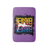 Tapis De Bain Danse et Lettres (Danse) (Devant (Vertical))