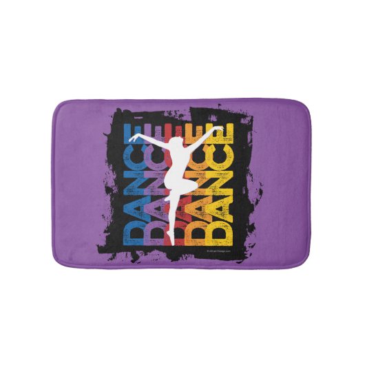 Tapis De Bain Danse et Lettres (Danse) (Devant)