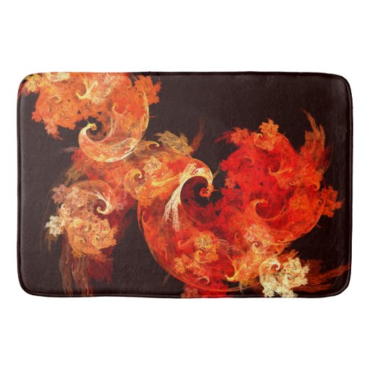 Tapis De Bain Danse Feux d'artifice Art Abstrait (Devant)