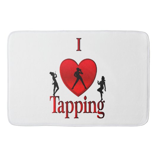 Tapis De Bain Danse I Heart Tap (Devant)