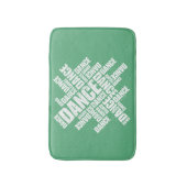 Tapis De Bain Danse typographique (Devant (Vertical))