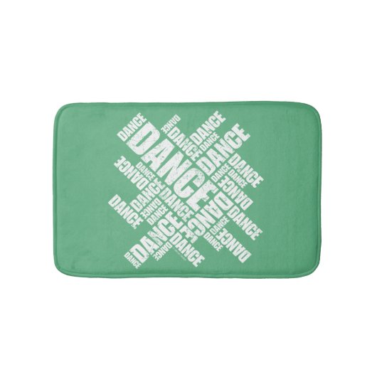 Tapis De Bain Danse typographique (Devant)