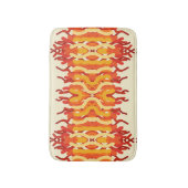 Tapis De Bain Danser Sunburst Pop De Couleur Art Abstrait (Devant (Vertical))