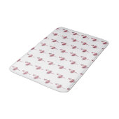 Tapis De Bain Danseur de ballet Flamant rose (Angle)