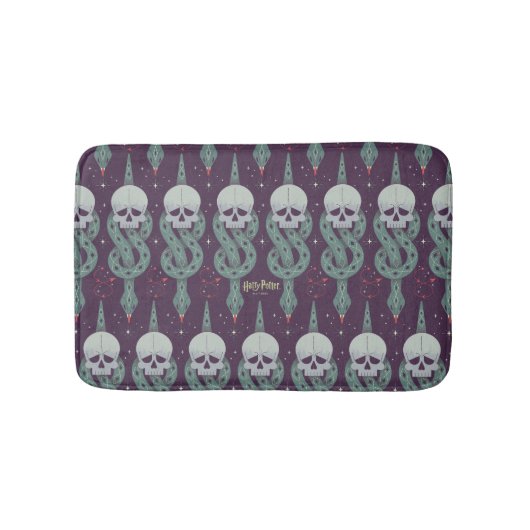 Tapis De Bain Dark Mark Geometric Icon Pattern (Devant)