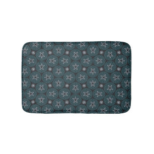 Tapis De Bain Dark Navy Denim Sable de mer Dollar Boy's Room