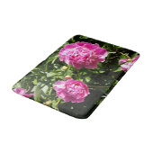 Tapis De Bain Dark rose peonies (Angle)
