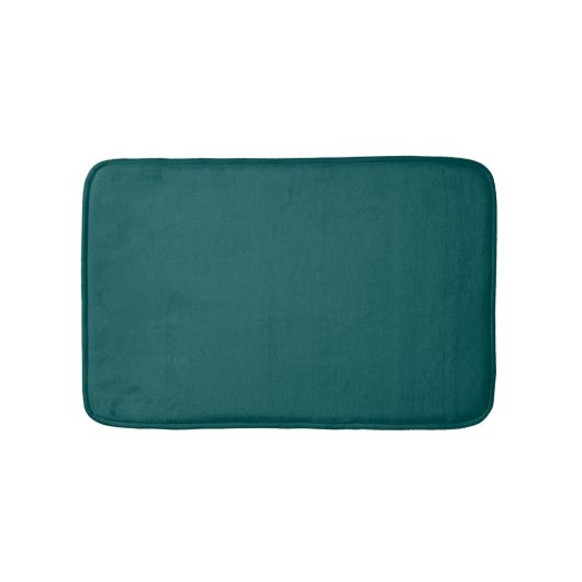 Tapis De Bain Dark Teal Solid Color (Devant)