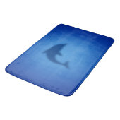 Tapis De Bain Dauphin bleu (Angle)