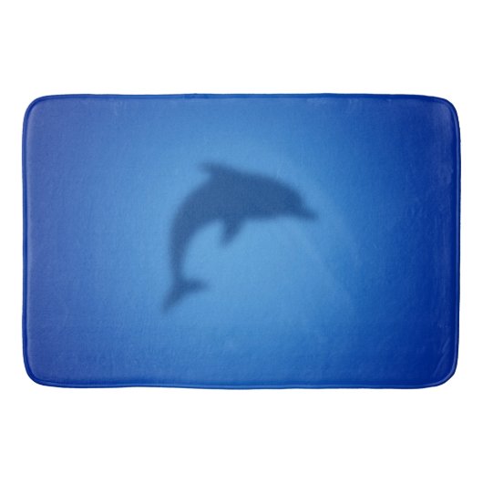 Tapis De Bain Dauphin bleu (Devant)