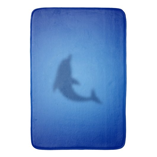 Tapis De Bain Dauphin bleu (devant Vertical)