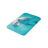 Tapis De Bain Dauphin de Bottlenosed sous-marin (Angle)