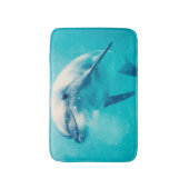Tapis De Bain Dauphin de Bottlenosed sous-marin (Devant (Vertical))