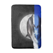 Tapis De Bain Dauphin et lune sautants (Devant (Vertical))