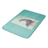 Tapis De Bain Dauphin se balançant dans l'eau verte Cool (Angle)