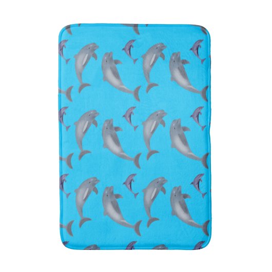 Tapis De Bain Dauphins (Devant (Vertical))