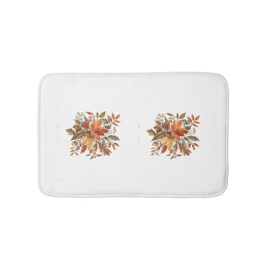 Tapis de bain d'automne. (Devant)