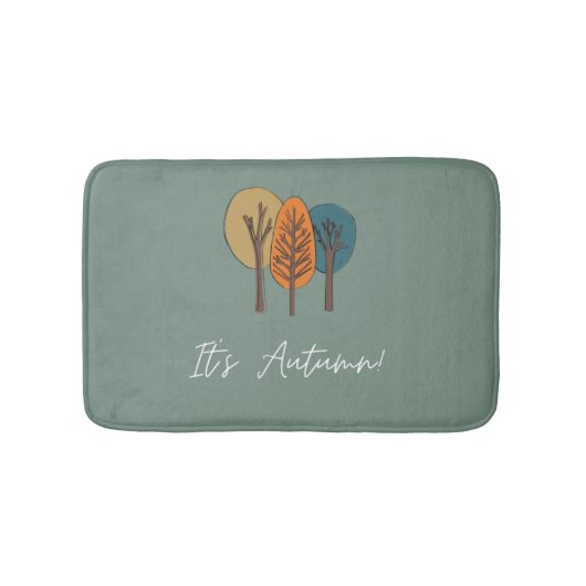 Tapis de bain d'automne personnalisé (Devant)