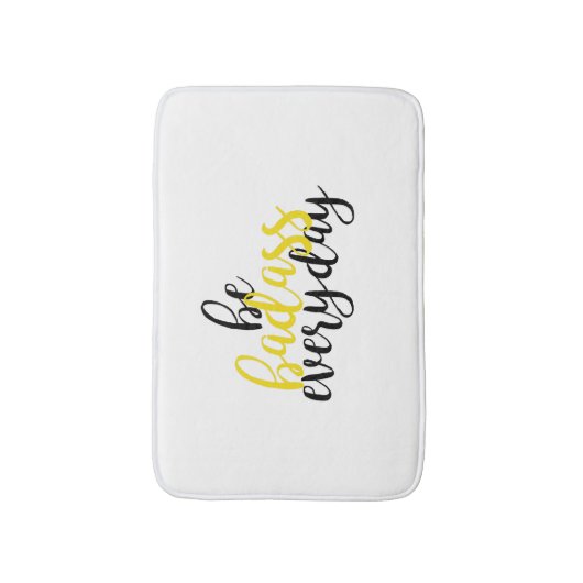 Tapis de bain de Badass (Devant (Vertical))