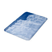 Tapis De Bain De beaux nuages blancs et bleus (Angle)