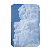 Tapis De Bain De beaux nuages blancs et bleus (Devant (Vertical))