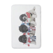 Tapis de bain de bébé de l'eau de Newfoundlands (Devant (Vertical))