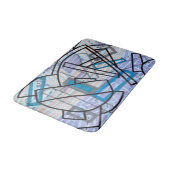 Tapis de bain de bleus layette (Angle)