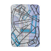 Tapis de bain de bleus layette (Devant (Vertical))