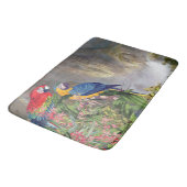 Tapis de bain de cascade de faune d'oiseaux de (Angle)