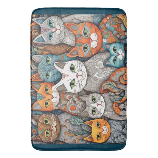 tapis de bain de chats apaisants (devant Vertical)