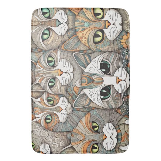 tapis de bain de chats apaisants (devant Vertical)