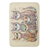 tapis de bain de chats apaisants (devant Vertical)