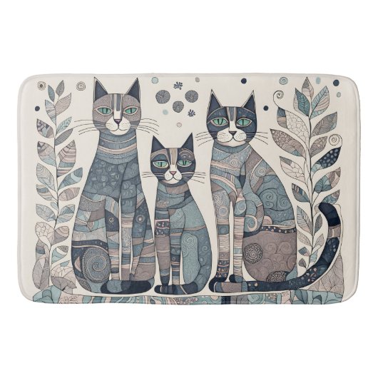 tapis de bain de chats apaisants (Devant)